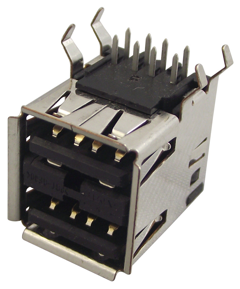 USB Stacked Connectors