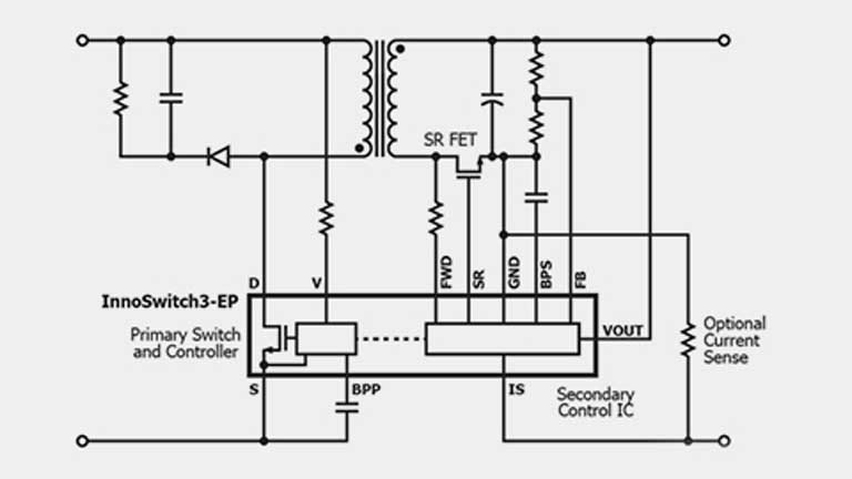 Power Integrations InnoSwitch3-CP block diagram Power Integrations InnoSwitch3-CP block diagram