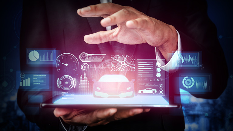 自動車は手の中に