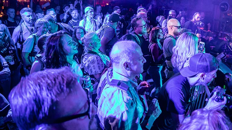 Concert goers attending the Music Not Impossible concert