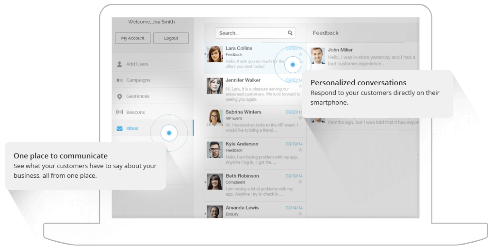email screen