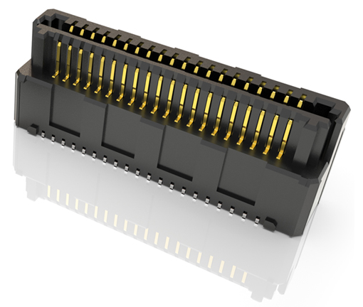 Samtec's LSHM Series - 0.50 mm Razor Beam™ High-Speed Hermaphroditic Terminal/Socket Strip