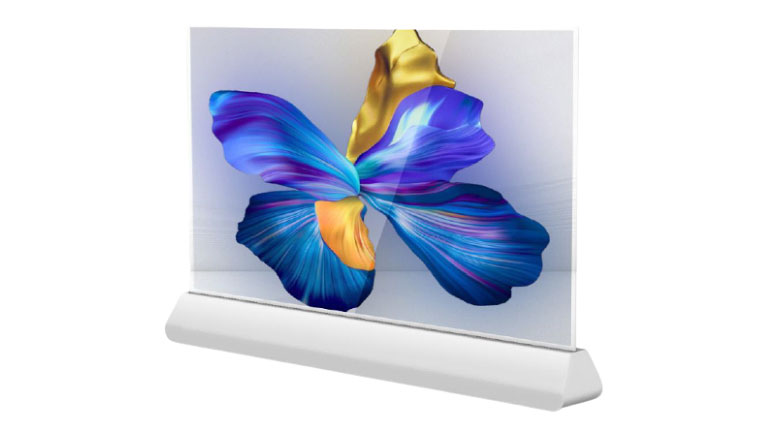 flower on a screen