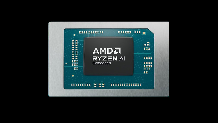 View of AMD x86 Ryzen AI processor