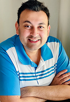 smiling man