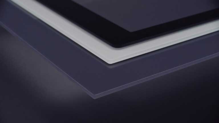 Coverglass on a display