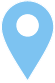 A blue marker for a map