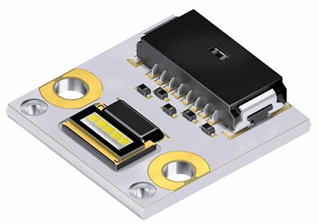 3D image of OSRAM OSTAR microchip