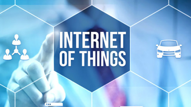 graphic spelling out internet of things