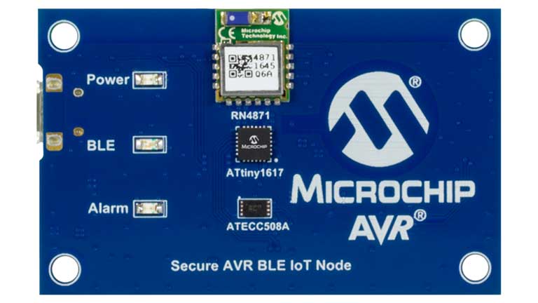 Microchip's AVR BLE IoT Node