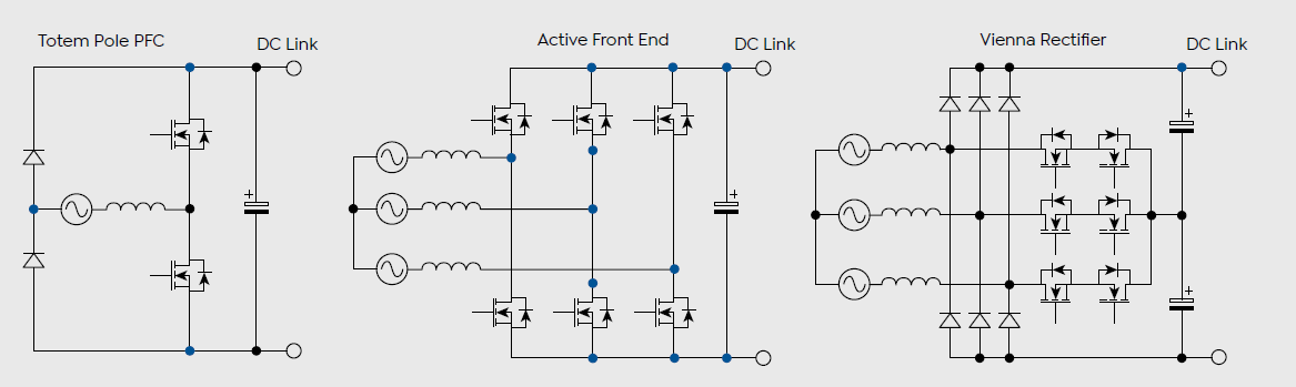 Power converter topology diagrams