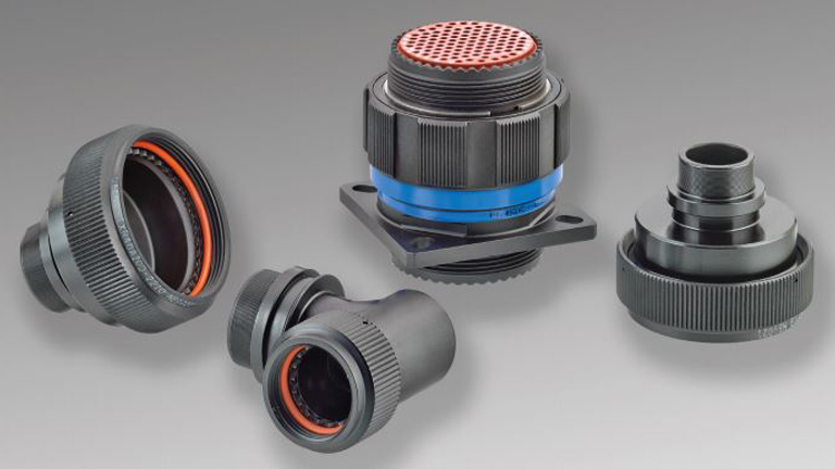 TE Connectivity Black Zinc Nickel-Plated Connectors TE Connectivity Black Zinc Nickel-Plated Connectors