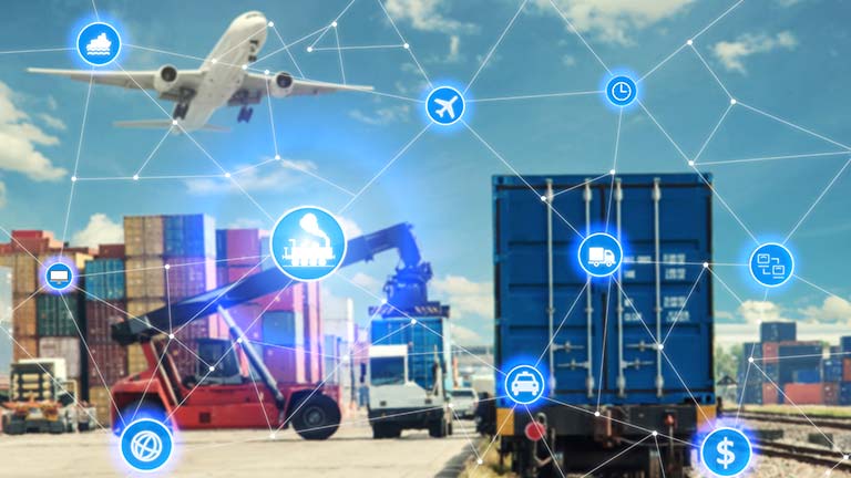 Depiction of IoT for various modes of transportation