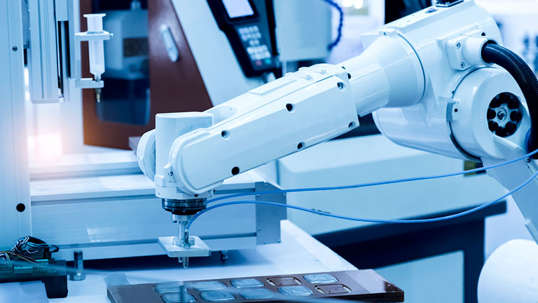 Robotic arm industrial Internet of Things and Industry 4.0