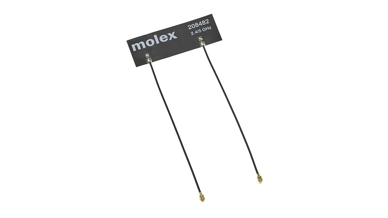 Molex 208482 Series 2.4, 5GHz MIMO 2x2 Antenna